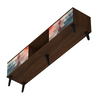Manhattan Comfort Doyers 70.87 TV Stand, Multi Color Red and Blue 176AMC213
